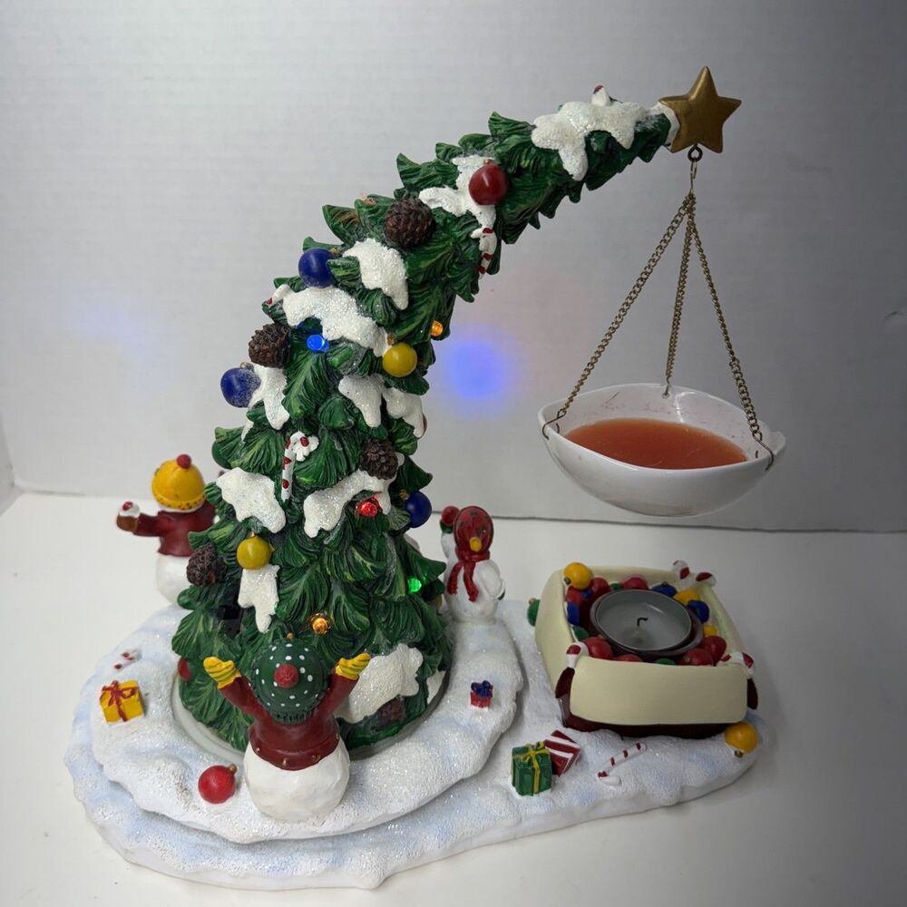 Yankee Candle Christmas Hanging Tart Warmer Musical Light Up